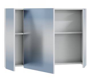 Зеркальный шкаф СанТа Аврора 700349 90см белый