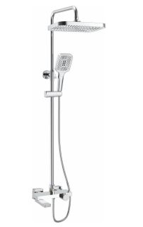 Душевая стойка Rose R1896 с термостатом хром