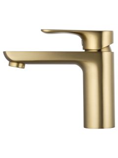 Смеситель для раковины Wonzon & Woghand Line WW-A40732-BG брашированное золото