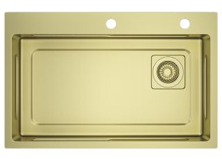Кухонная мойка Raglo R702.7246.03 72см золотой сатин