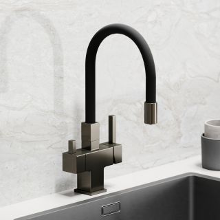 Смеситель для кухни Sancos Arno SC4005GG воронёная сталь