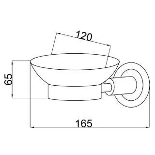 Мыльница Boheme Murano 10903-V-G золото/фиолетовый
