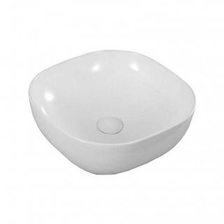 Раковина накладная BelBagno 42см белая BB1301