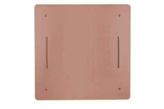 Потолочный душ Boheme 428-CB 2-х позиционный 60 см брашированная медь