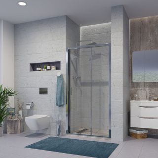 Душевая дверь Niagara NG-62-10A 100см хром/прозрачное