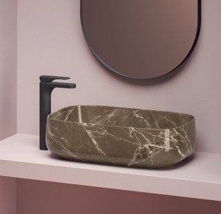 Раковина ArtCeram Cognac COL009 49 00 bronze amani 56 см