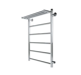 Полотенцесушитель водяной Indigo Line LLSHSW80-50R-б/п-70 с полкой 80x50 см хром