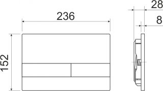 Комплект с инсталляцией Ceramica Nova CN3007_1002W_1000 унитаз Metric CN3007 крышка-сиденье с микролифтом и инсталляция Envision CN1002W с белой матовой кнопкой смыва Flat