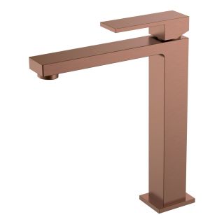 Смеситель для раковины Boheme Qubic 472-BRB брашированная бронза