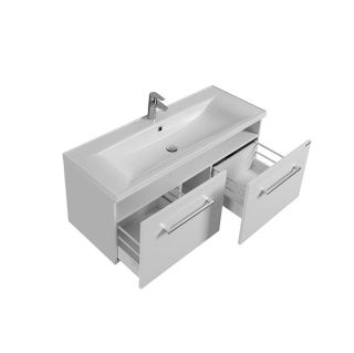 Тумба под раковину Акватон Мадрид М 100см белый 1A128001MA010