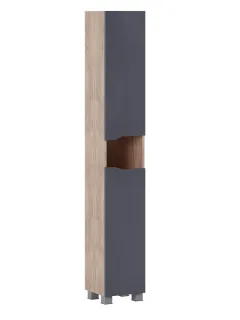 Шкаф-пенал напольный Vigo Wave 348 поставляется в разобранном виде дуб золотой