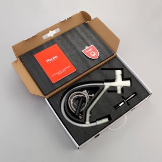 Смеситель для кухни Raglo R80.62.08 с подключением фильтра белый