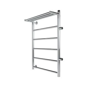 Полотенцесушитель водяной Indigo Line LLSHSW80-50R-б/п-50 с полкой 80x50 см хром