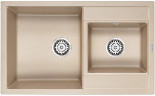 Мойка кухонная Paulmark Tandem PM238250-QU кварц