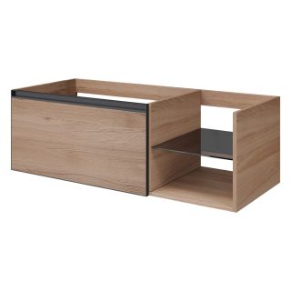 Тумба под раковину Armadi Art Quatro 790-M6-120-W-A 120 см ива/антрацит