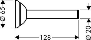 Держатель для бумаги Hansgrohe Carlton 41428090 хром