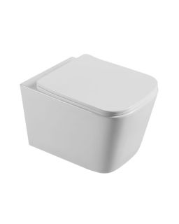 Унитаз подвесной Agger AT04100 безободковый сиденье с микролифтом