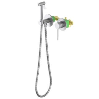 Гигиенический душ со смесителем Timo Saona 2339/13SM никель матовый