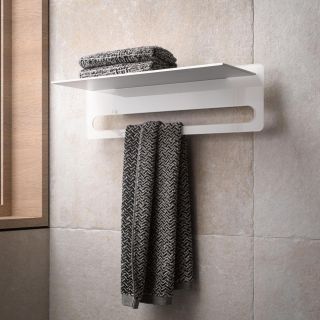 Держатель для полотенца с полочкой Keuco Edition 11575170030 алюминий
