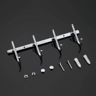 Вешалка четыре крючка Gappo G201-4 хром