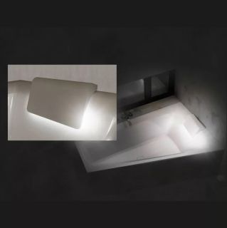 Акриловая ванна с подсветкой Riho Still Smart LED B102003005 L 170х110см светодиоды и подголовник справа белый