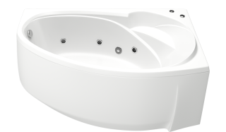Акриловая ванна Bas Флорида 160x88 см правая без гидромассажа