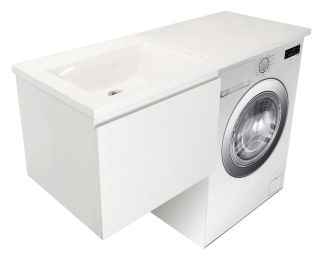 Подвесная тумба под раковину Эстет Dallas Luxe ФР-00002312 Л/П 100см один ящик белый