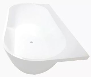 Ванна из искусственного камня AquaStone Бали 159x80см белый глянец BALI160P