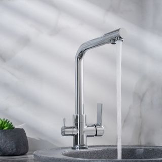 Смеситель для кухни РМС SL130-015F с подключением фильтра хром