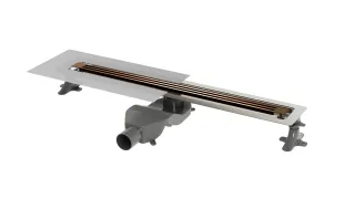 Душевой лоток Boheme B&T Infinity 981-80-BRB 80 см брашированная бронза