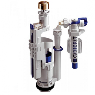 Механизм двойного слива Kerasan 7509K1 золото