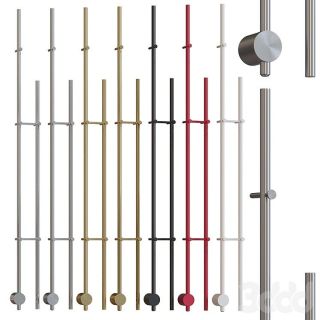 Электрический полотенцесушитель Broner Bruno Due BRD.094.170.0000.S 170 см с кнопкой сатин