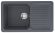 Кухонная мойка Ulgran Classic U-506-343 антрацит