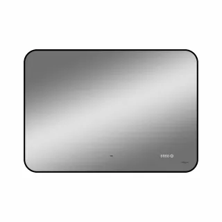 Зеркало Reflexion Black View RF4004BV с фоновой подсветкой бесконтактным сенсором черной окантовкой 70х100