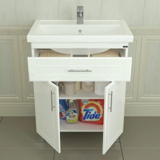 Тумба под раковину СанТа Дублин 223004 70см белый