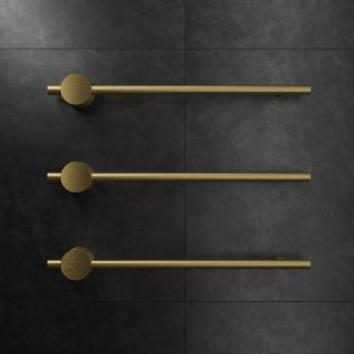 Электрический полотенцесушитель Broner Bruno NF.BR.007.080.0000.MG 80 см без кнопки золото матовое