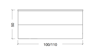 Тумба под раковину Armadi Art Neoart 100см белый 830-100-WH