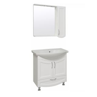 Зеркальный шкаф Runo правый Неаполь 75 (00-00001031)