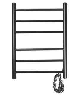 Полотенцесушитель электрический Domoterm Аврора DMT 109-6 40х60 EK R чёрный