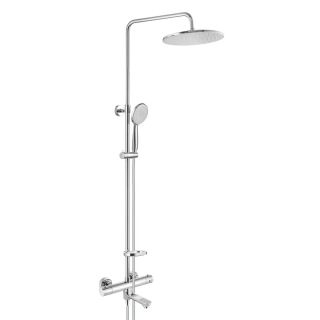Душевая стойка Swedbe Hermes 9090GH с термостатическим смесителем для ванны хром