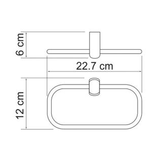 Wasserkraft Berkel K-6860 Держатель полотенец кольцо