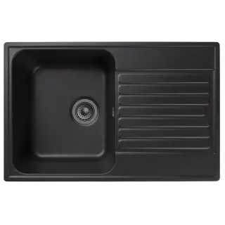 Мойка кухонная Reflexion Bolero 74-BL RF0574BL черный