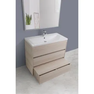 Тумба под раковину ArtMax Family FAMILY-900-3C-PIA-PB 90 см белая сосна