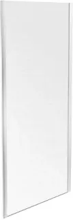 Боковая панель Veconi KP-12, 800x1950, хром, стекло прозрачное