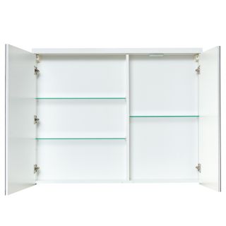 Зеркальный шкаф Акватон Брук 100см белый 1A200702BC010