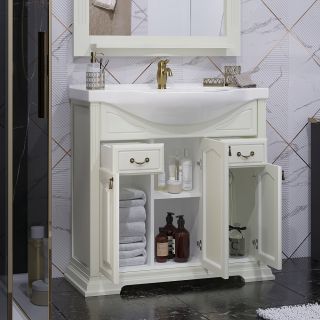 Тумба под раковину Opadiris Риспекто 00-00006703 85 слоновая кость