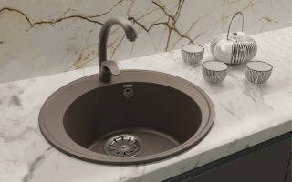 Смеситель для кухни Ulgran Quartz UQ-007-07 уголь