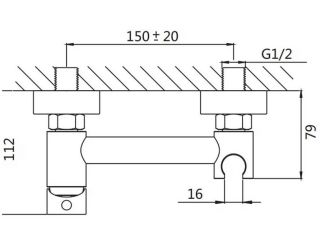 Гигиенический душ со смесителем Shevanik S107 хром
