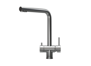 Смеситель для кухни Granula Kitchen Space 7011, СТАЛЬ САТИН