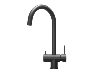 Смеситель для кухни Granula Kitchen Space 7104, ЧЕРНЫЙ МАТОВЫЙ